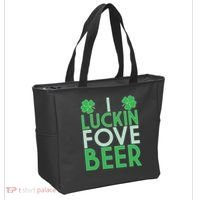 I Luckin Fove Beer Tote Bag thumb 2