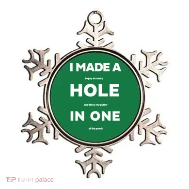 I Made A Hole In One Funny Golf Ornament