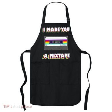 I Made You A Mixtape Retro 1980s Apron