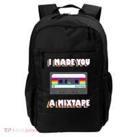 I Made You A Mixtape Retro 1980s Backpack thumb 0
