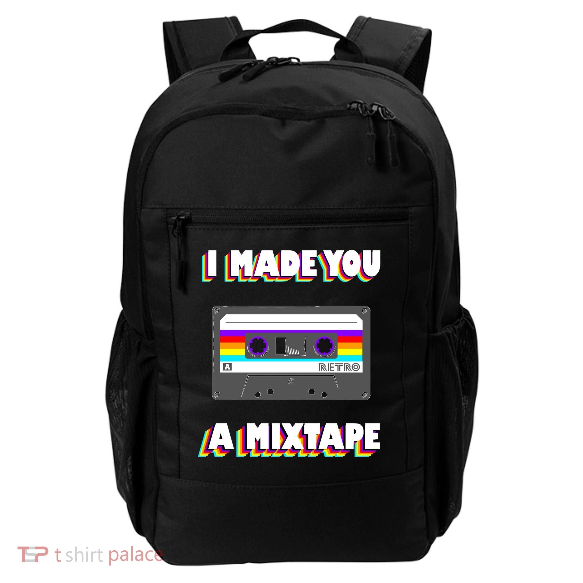 I Made You A Mixtape Retro 1980s Backpack