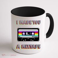 I Made You A Mixtape Retro 1980s Coffee Mug thumb 1