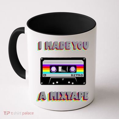 I Made You A Mixtape Retro 1980s Coffee Mug
