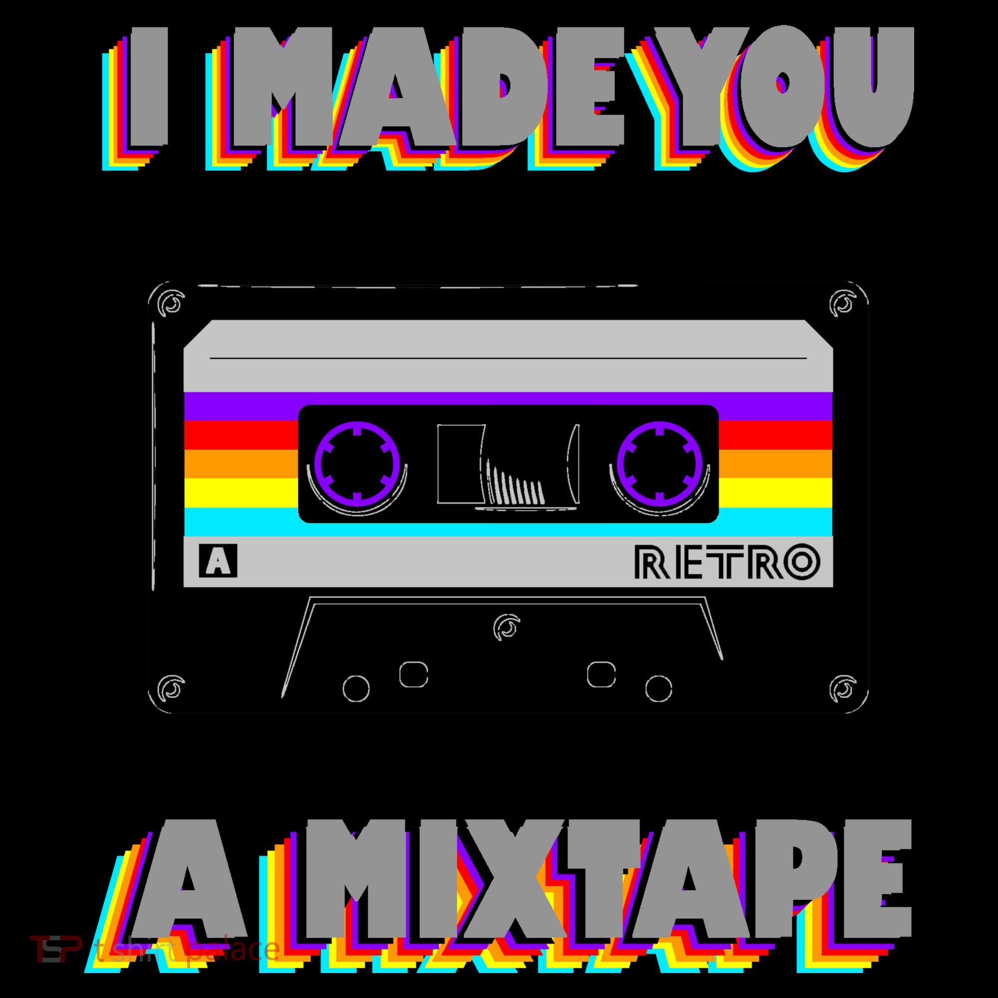 I Made You A Mixtape Retro 1980s Coffee Mug