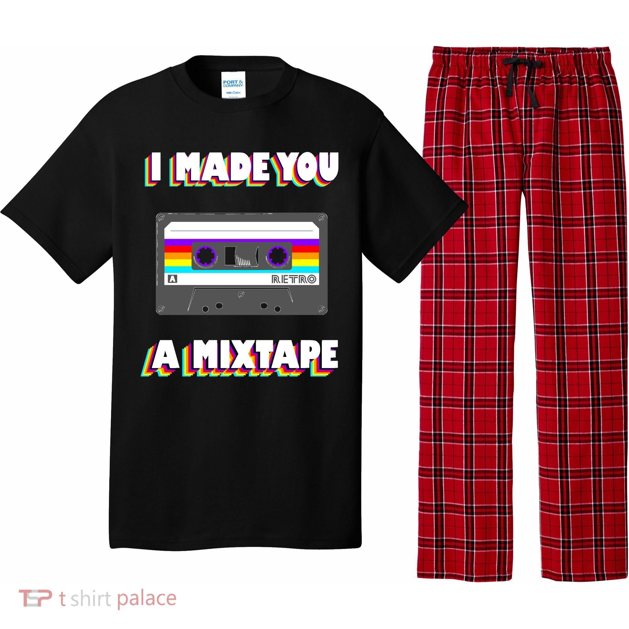 I Made You A Mixtape Retro 1980s Pajama Set