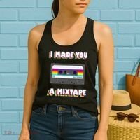 I Made You A Mixtape Retro 1980s Women's Tank Top thumb 2