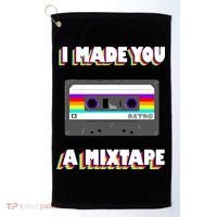 I Made You A Mixtape Retro 1980s Golf Towel thumb 0