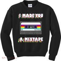 I Made You A Mixtape Retro 1980s Kids Sweatshirt thumb 0