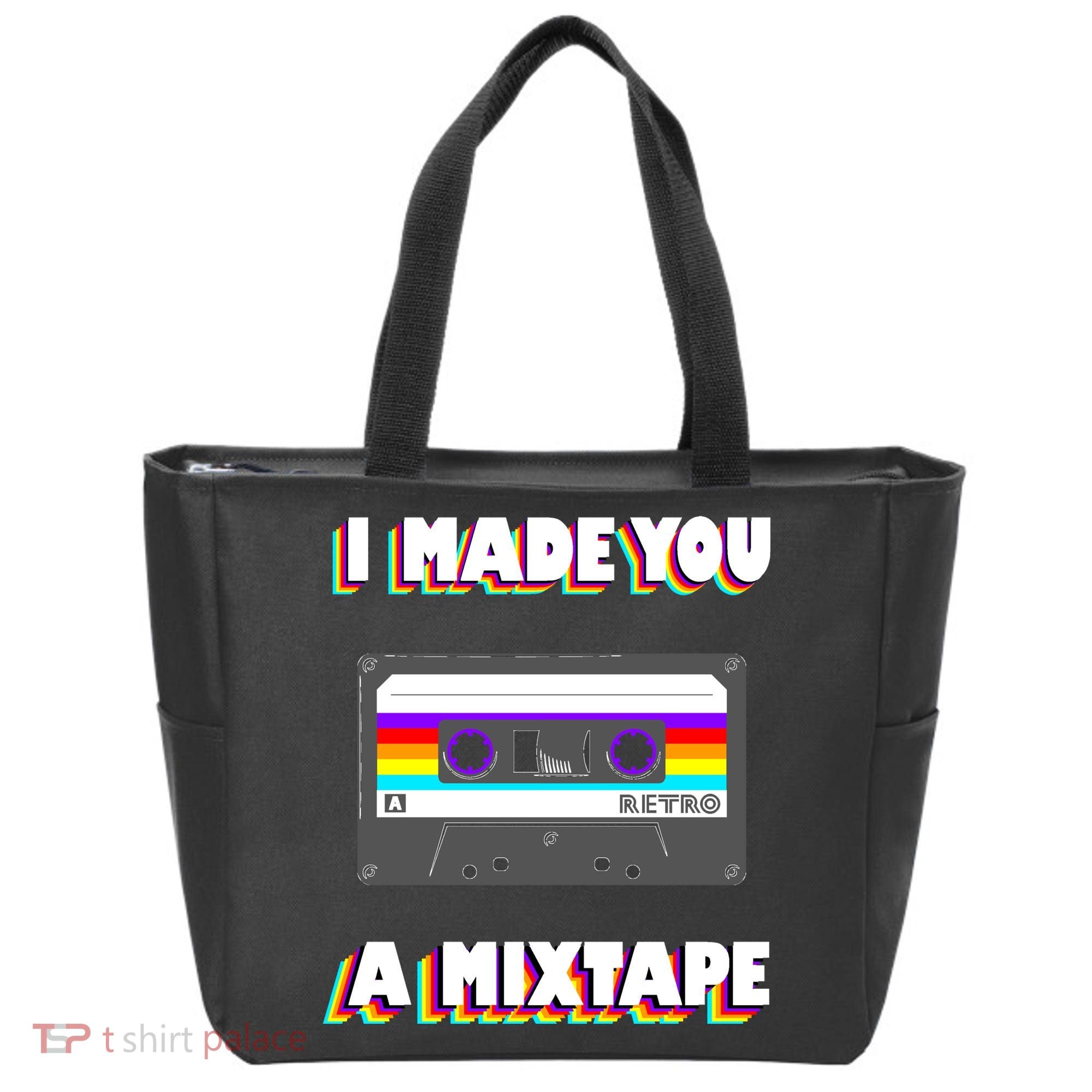 I Made You A Mixtape Retro 1980s Tote Bag
