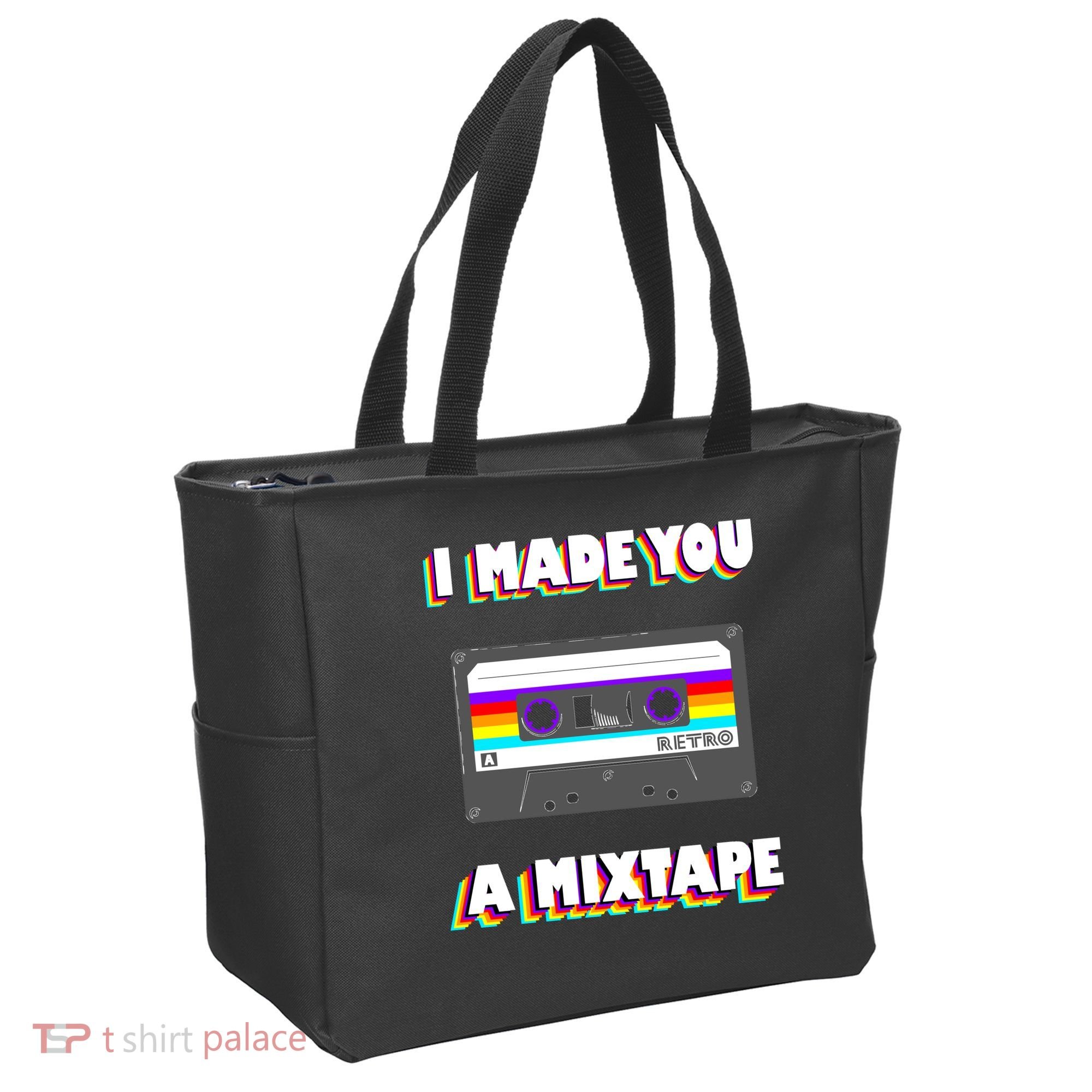 I Made You A Mixtape Retro 1980s Tote Bag