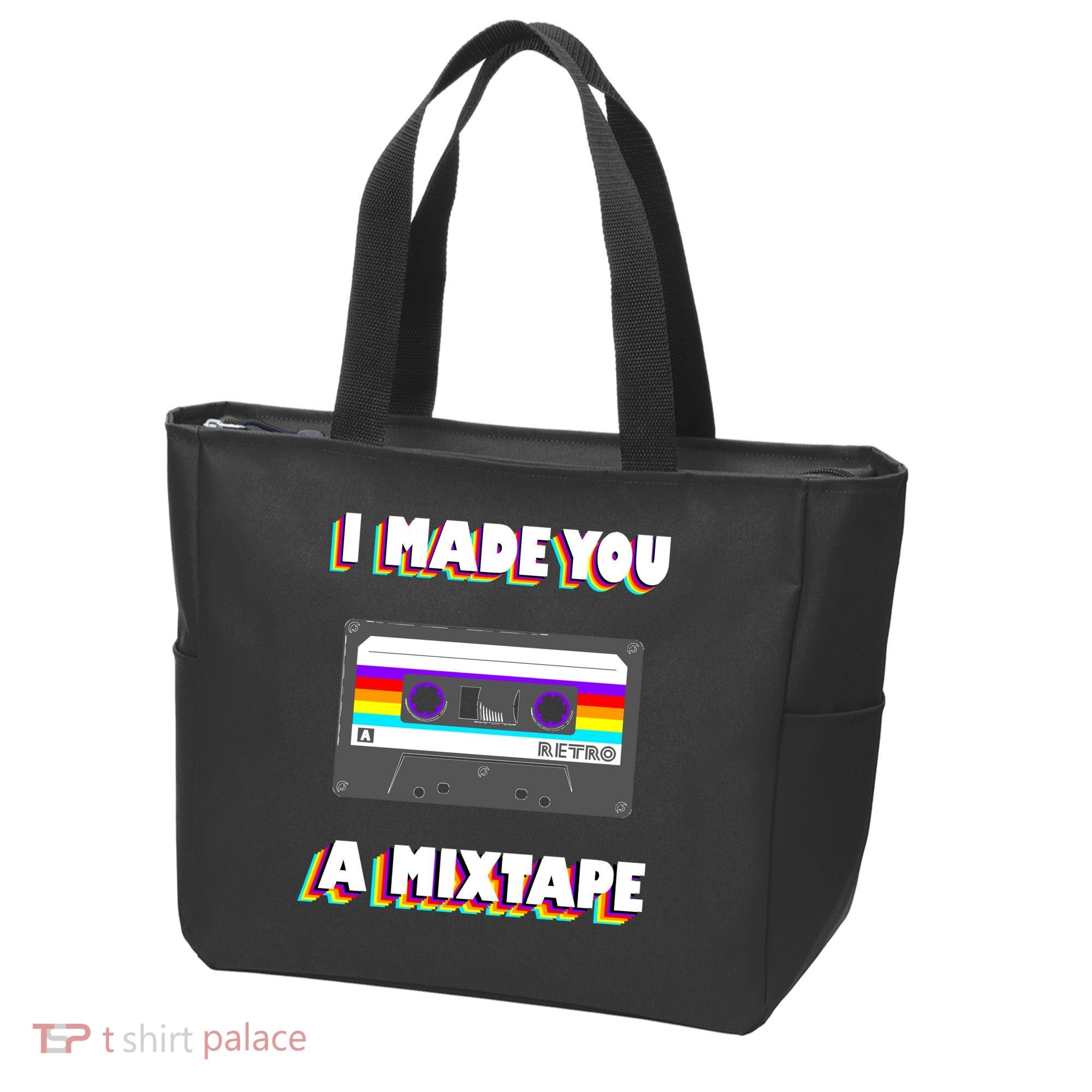 I Made You A Mixtape Retro 1980s Tote Bag
