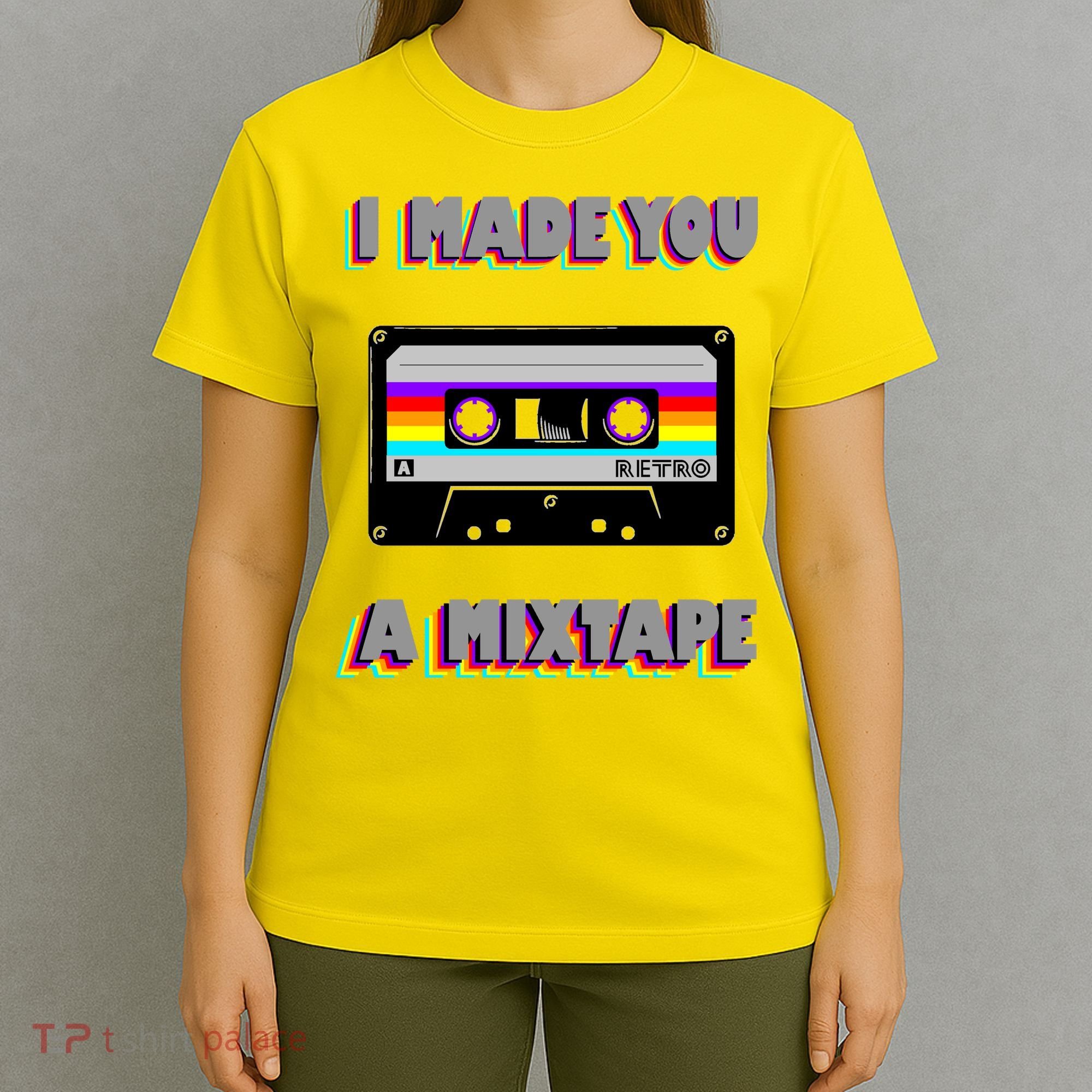 I Made You A Mixtape Retro 1980s T-Shirt