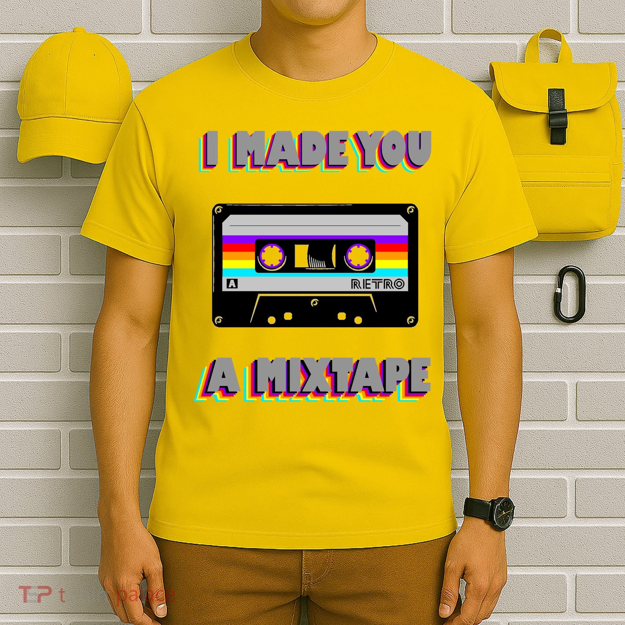 I Made You A Mixtape Retro 1980s T-Shirt