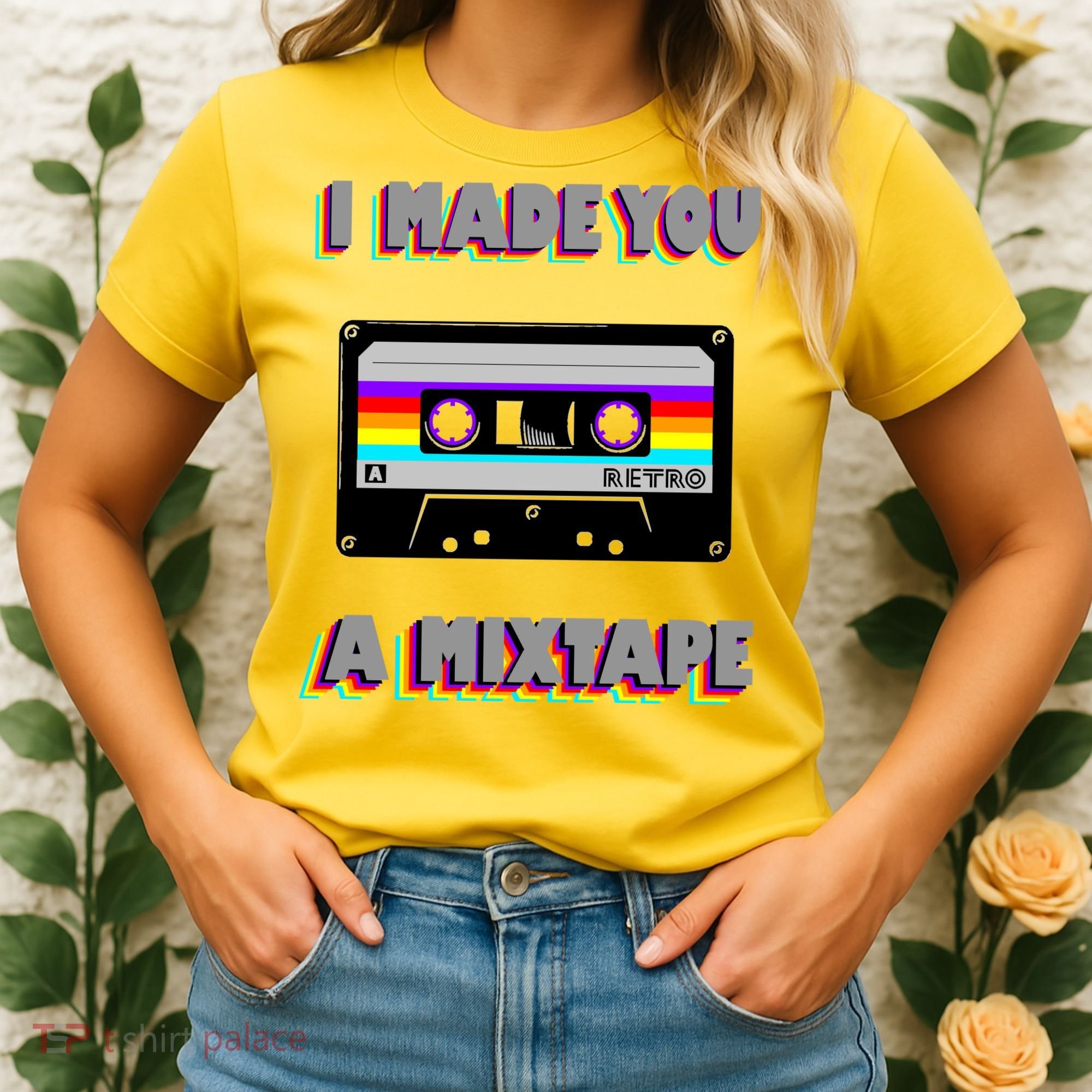 I Made You A Mixtape Retro 1980s Women's T-Shirt