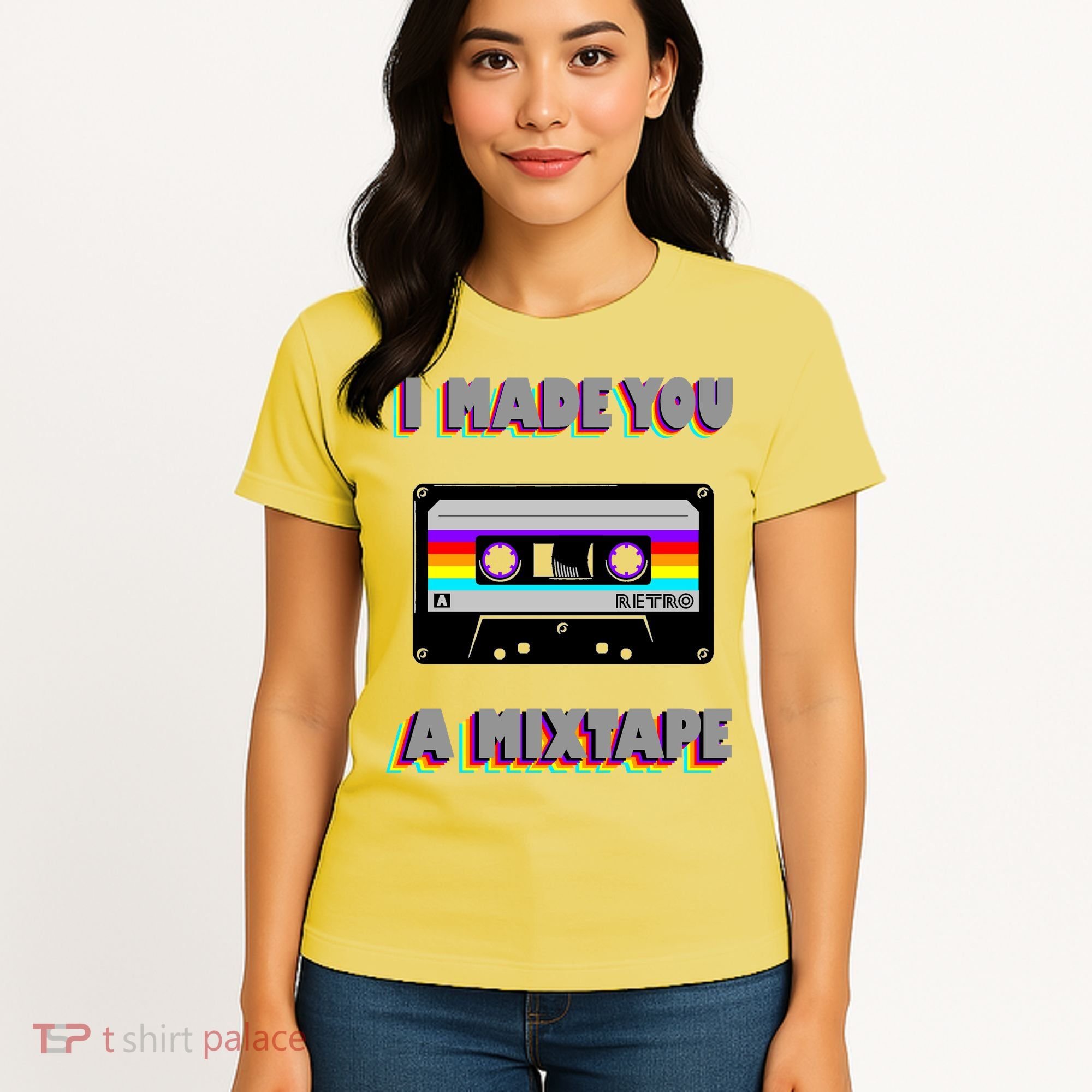 I Made You A Mixtape Retro 1980s Women's T-Shirt