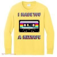 I Made You A Mixtape Retro 1980s Kids Long Sleeve Shirt thumb 0