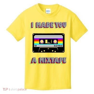 I Made You A Mixtape Retro 1980s Kids T-Shirt