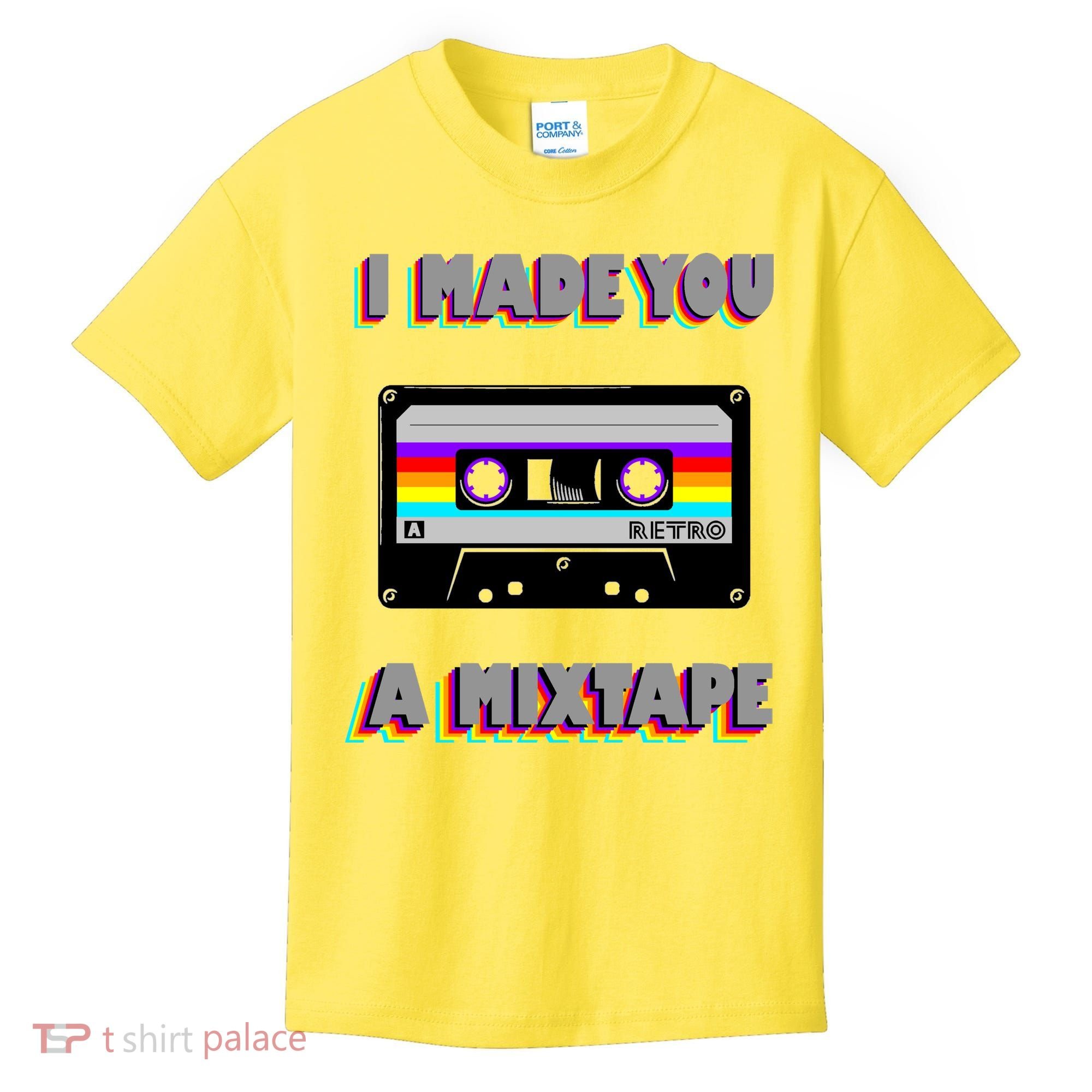 I Made You A Mixtape Retro 1980s Kids T-Shirt