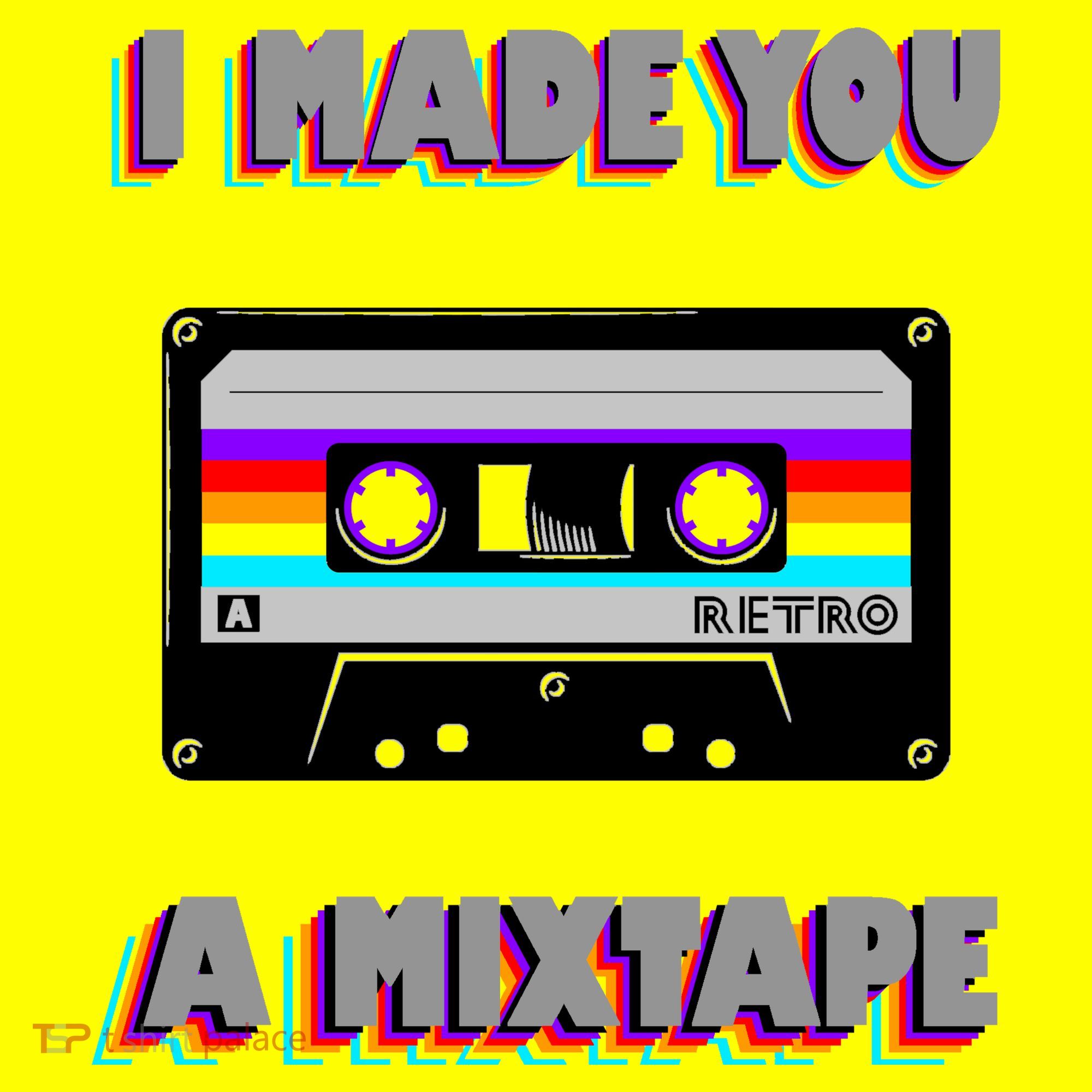 I Made You A Mixtape Retro 1980s Kids T-Shirt