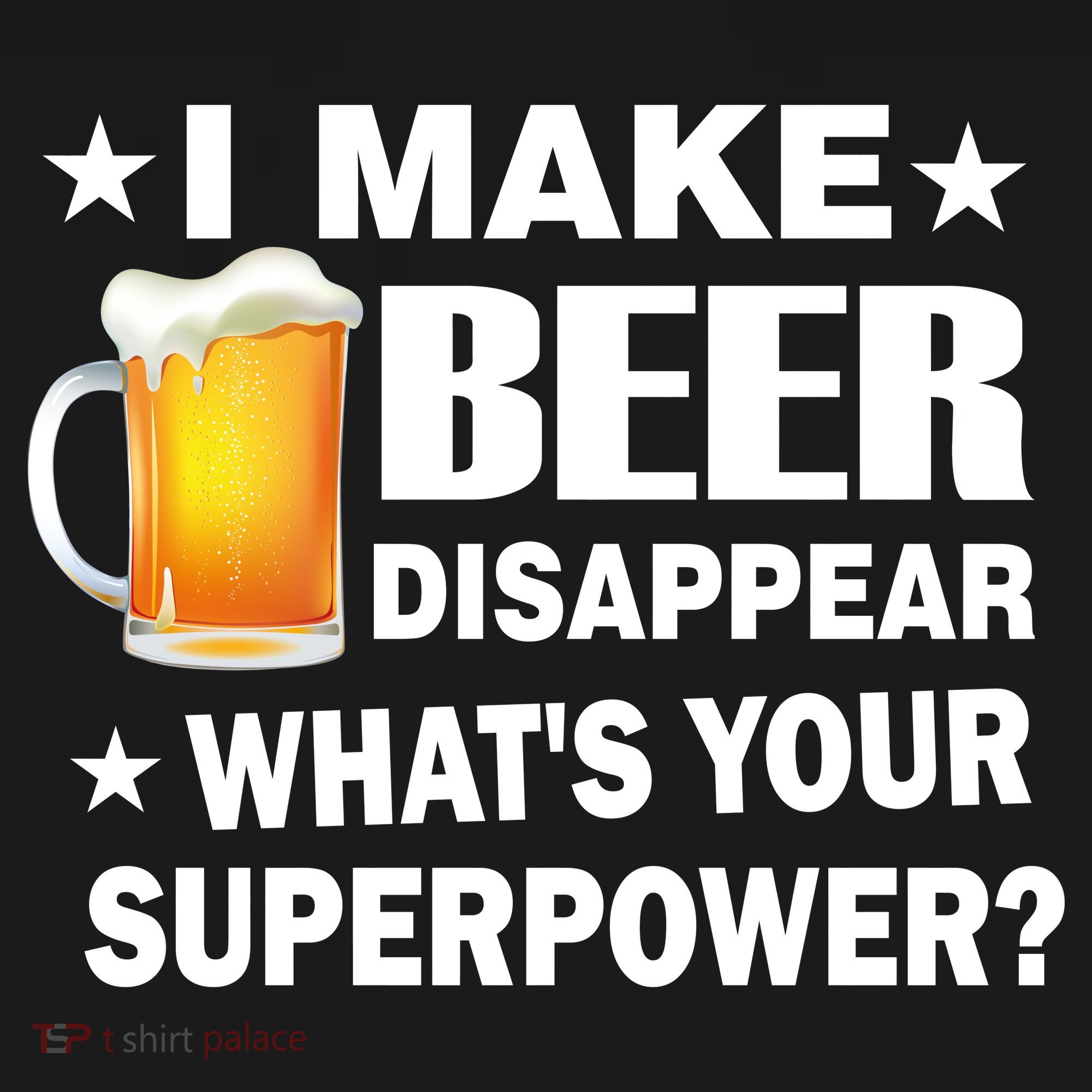 I Make Beer Disappear Funny USA-Made Doggie Bandana