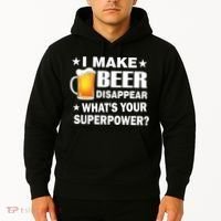 I Make Beer Disappear Funny Hoodie thumb 2