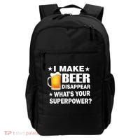 I Make Beer Disappear Funny Backpack thumb 0