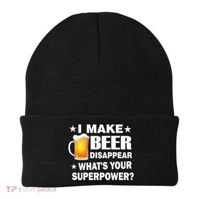 I Make Beer Disappear Funny Beanie