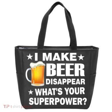 I Make Beer Disappear Funny Tote Bag