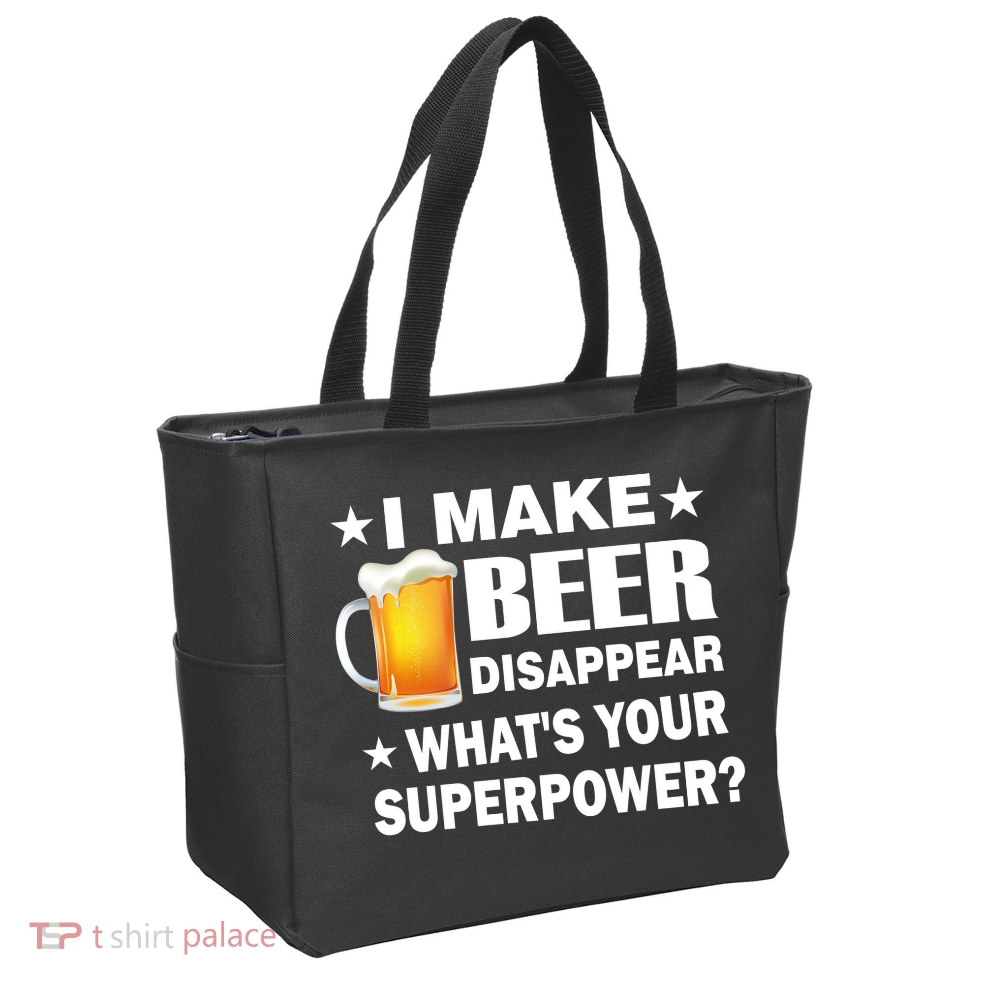 I Make Beer Disappear Funny Tote Bag