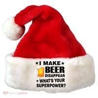 I Make Beer Disappear Funny Santa Hat thumb 0