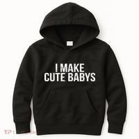 I Make Cute Babies Kids Hoodie thumb 0