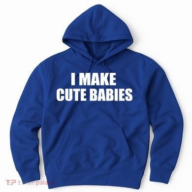 I Make Cute Babies Funny Saying Hoodie