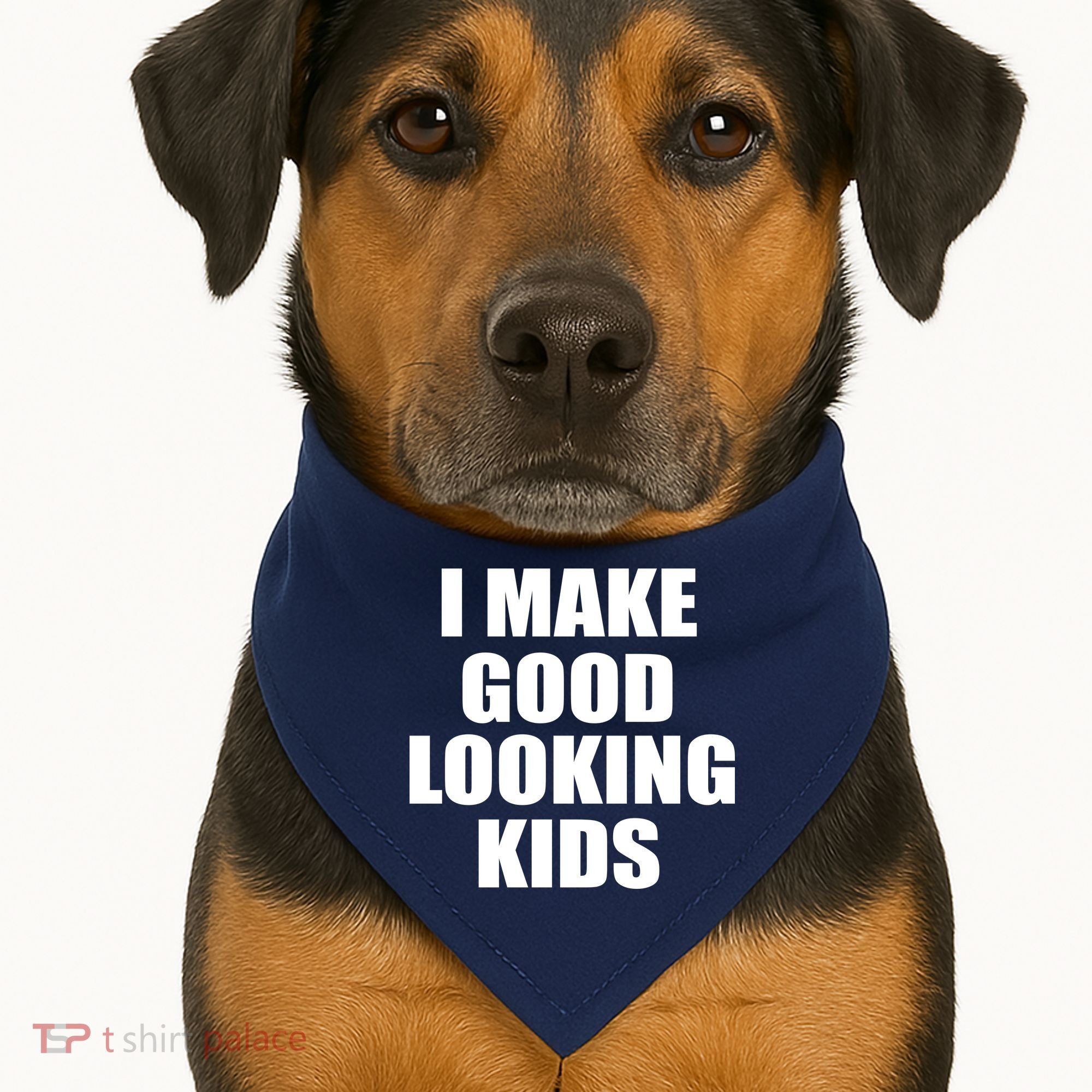 I Make Good Looking Kids USA-Made Doggie Bandana