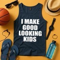 I Make Good Looking Kids Tank Top thumb 4