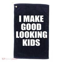 I Make Good Looking Kids Golf Towel thumb 0