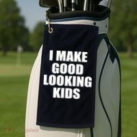 I Make Good Looking Kids Golf Towel thumb 2