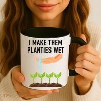 I Make Them Planties Wet Coffee Mug thumb 3