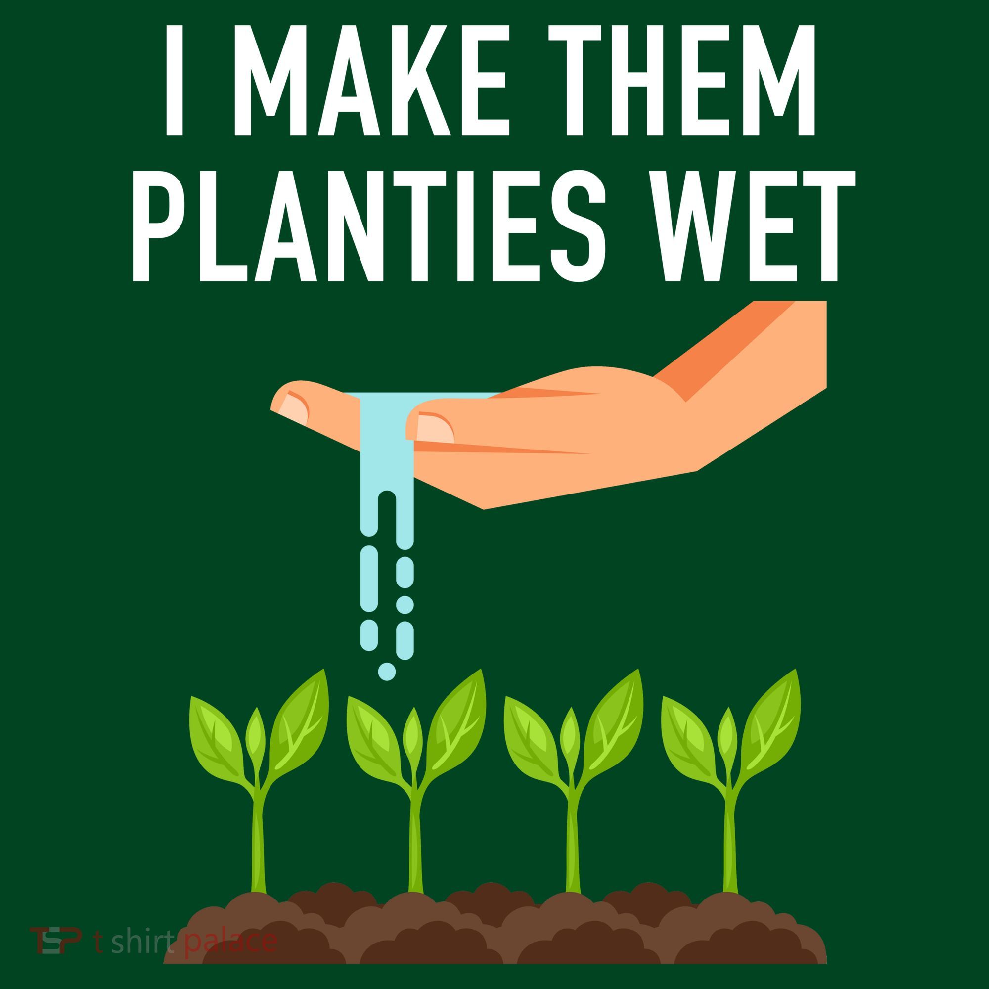 I Make Them Planties Wet Visor