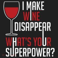 I Make Wine Disappear Funny Wine Lover Women's Sweatshirt thumb 2