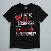 I Make Wine Disappear Funny Wine Lover T-Shirt thumb 5