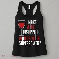 I Make Wine Disappear Funny Wine Lover Women's Tank Top thumb 3