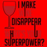 I Make Wine Disappear Funny Wine Lover Santa Hat thumb 1