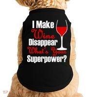 I Make Wine Disappear What's Your Superpower Doggie Tank thumb 0