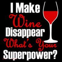 I Make Wine Disappear What's Your Superpower Kids Sweatshirt thumb 2