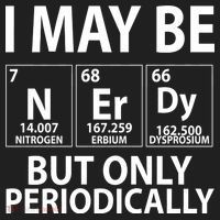 I May Be Nerdy But Only Periodically Beanie thumb 2