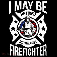 I May Be Retired But I'm A Firefighter Ornament thumb 1