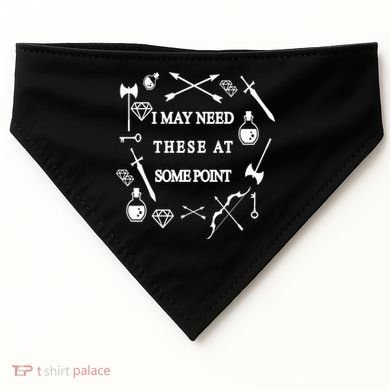 I May Need These At Some Point Swords & Weapons USA-Made Doggie Bandana