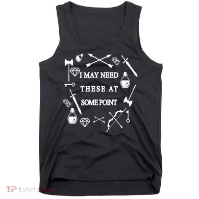 I May Need These At Some Point Swords & Weapons Tank Top