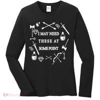 I May Need These At Some Point Swords & Weapons Women's Long Sleeve Shirt thumb 0