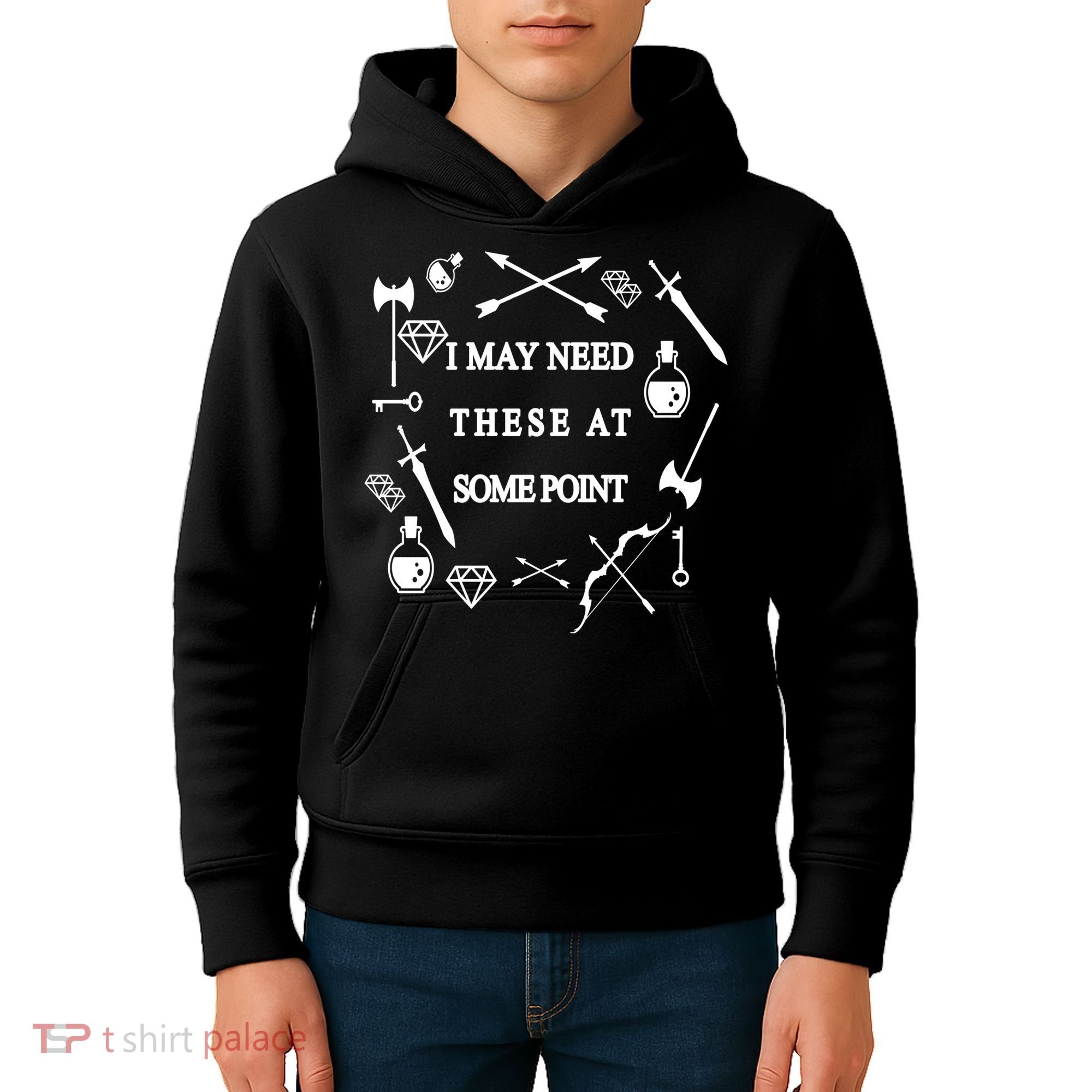 I May Need These At Some Point Swords & Weapons Kids Hoodie